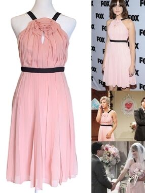 ASO Big Bang Theory Penny Dress ASO Alexis Bledel Pink Silk "Bianca" XS/0/2